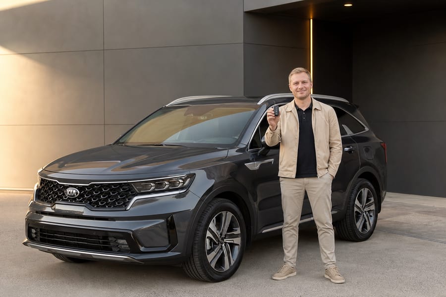 Kia Sorento — доставлен клиенту Максиму
